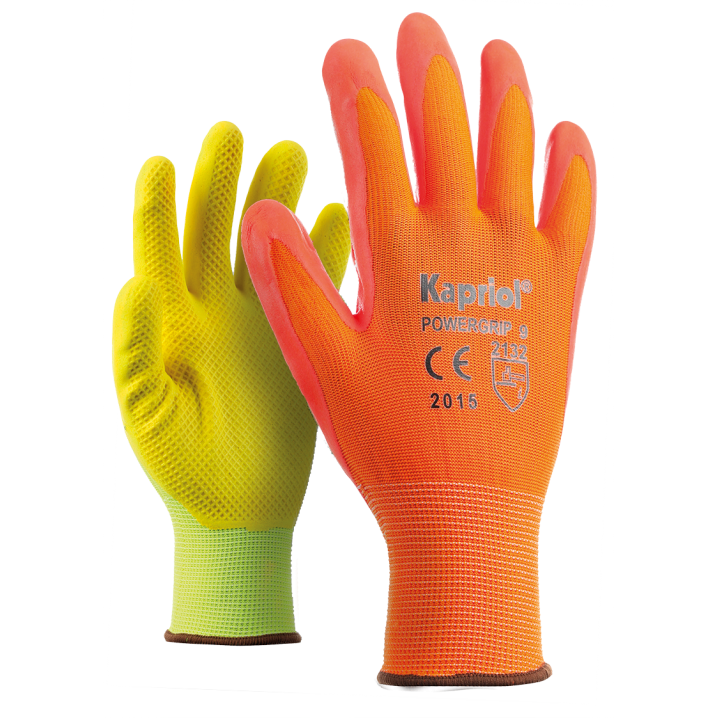 Kapriol γάντια POWER GRIP κίτρινο 